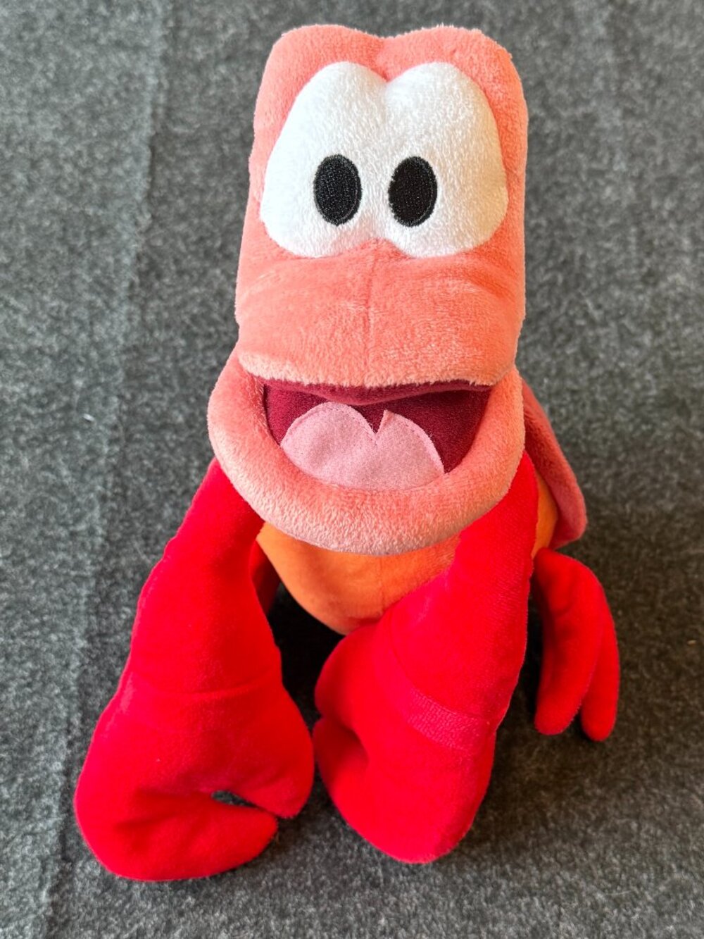 Disney Little Mermaid Sebastian Plush Crab 11 Inch Stuffed Animal